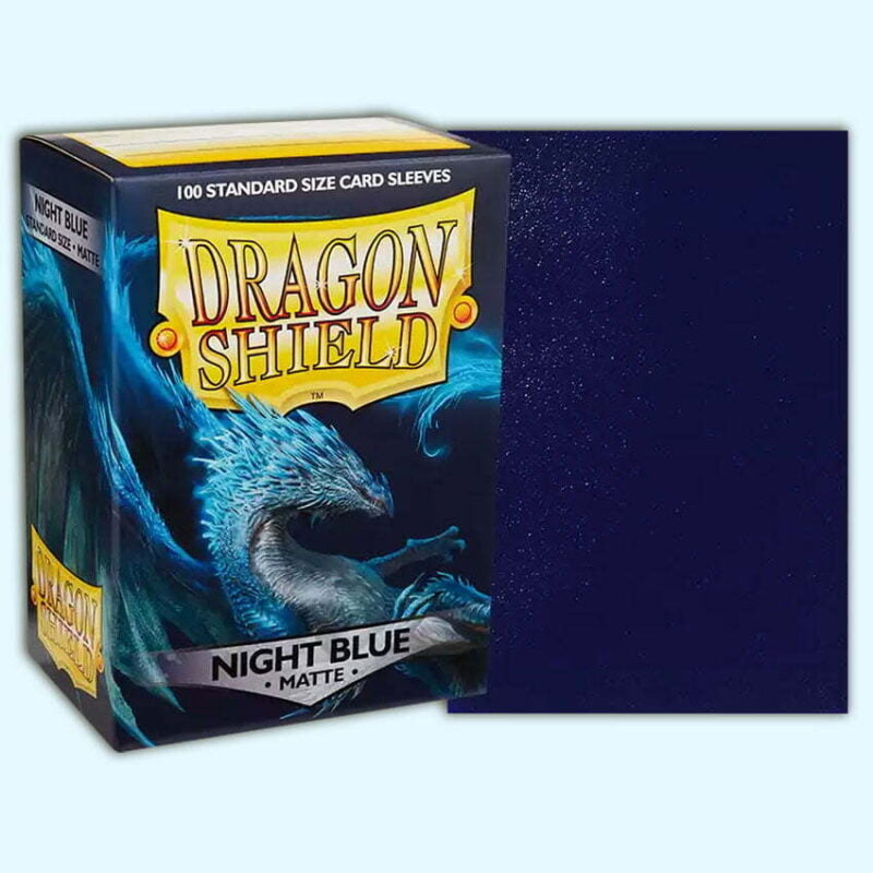 Dragon Shield - Night Blue Matte - Deck Protector - Sleeves 100