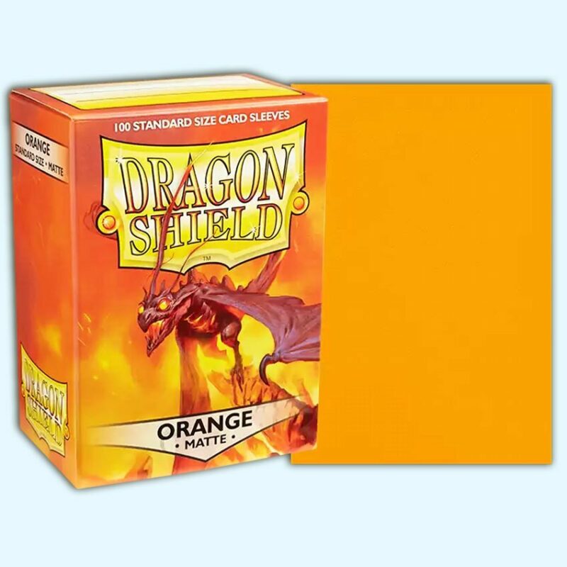 Dragon Shield - Orange Matte - Deck Protector - Sleeves 100