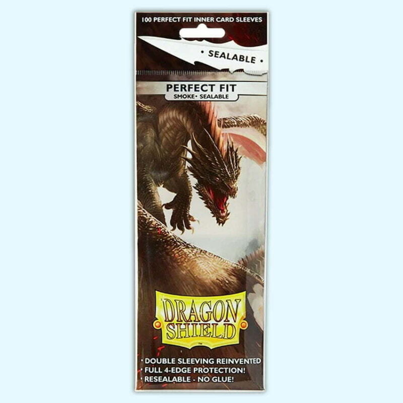 Dragon Shield - Perfect Fit - 100 Sleeves - Smoke Sealable