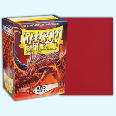 Dragon Shield - Red Matte - Deck Protector - Sleeves 100