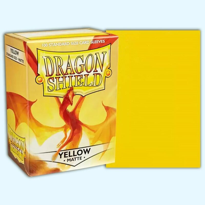 Dragon Shield - Yellow Matte - Deck Protector - Sleeves 100