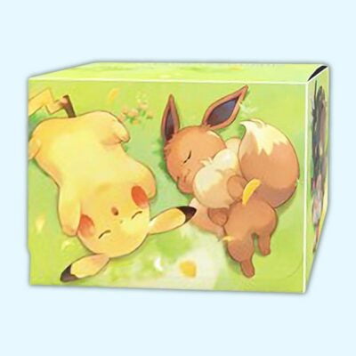 Pikachu & Évoli - Deck Box - Pikachu & Eevee - Good Night Everyone!