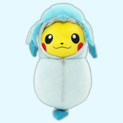 Pikachu in Glaceon Plush - Pikachu Givrali Peluche - Pokémon - Nebukuro - BIG 30cm