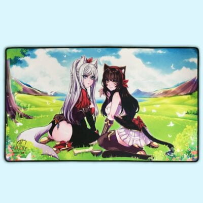Token Cat Dog - Playmat - Mtg