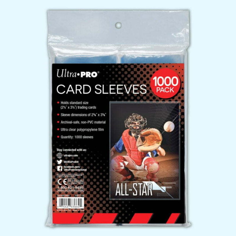 Ultra Pro - Card Sleeves - 1000 - Clear Large (Cheap Bulk)