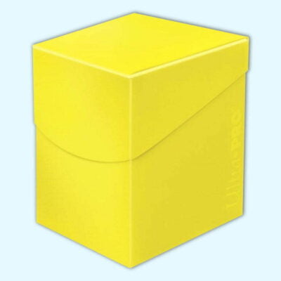 Ultra Pro Eclipse - Lemon Yellow - Deck Box - Cards Capacity 100+