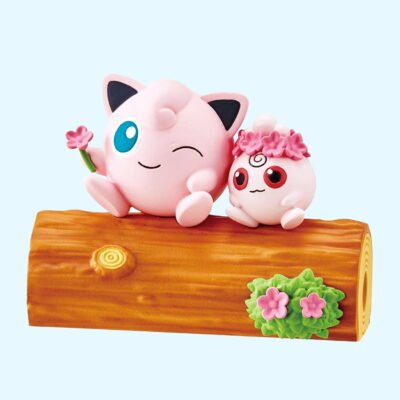 Pokémon Nakayoshi Good Friends tree 2 - JIGGLYPUFF & IGGLYBUFF - Figurine - Re-Ment Line Up Connect!