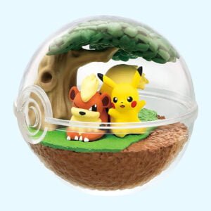 Pokémon - Terrarium Collection - PIKACHU & GROWLITHE - Figurine - Re-Ment