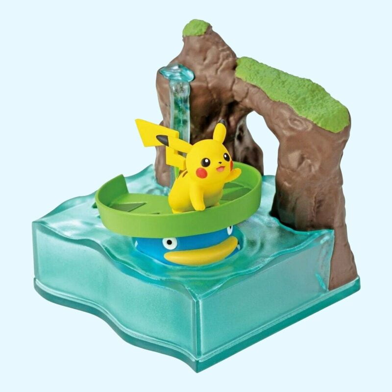 Pokémon - World 2 Mystic Spring - PIKACHU & LOTAD - Figurine - Re-Ment