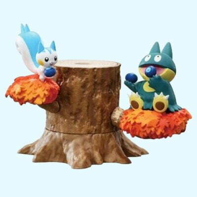 Pokémon - FOREST 5 - PACHIRISU & MUNCHLAX - Figurine Figure - Re Ment