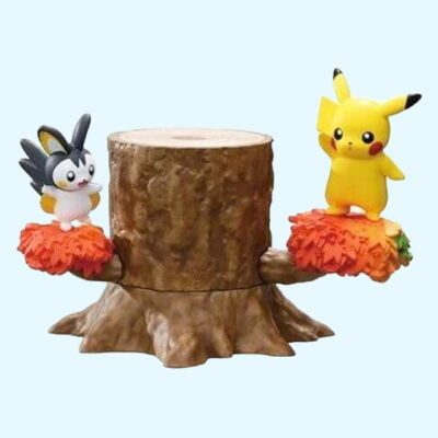 Pokémon - FOREST 5 - PIKACHU & EMOLGA - Figurine Figure - Re Ment
