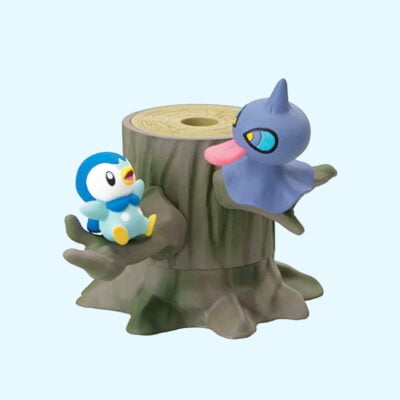 Pokémon - Forest 3 Dark - Piplup & Shuppet - Figurine Figure - Re Ment