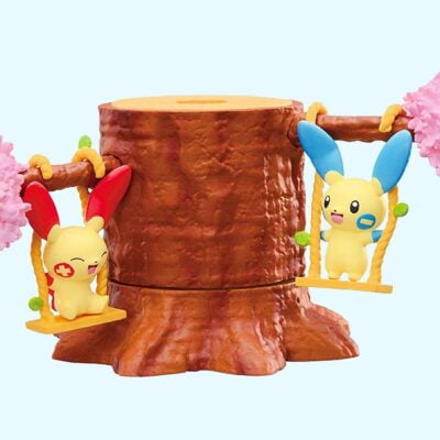 Pokémon Forest 4 - PLUSLE & MINUN - Figurine - Re-Ment