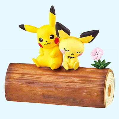 Pokémon - Nakayashi friends - PIKACHU & PICHU - Figurine Figure - Re Ment