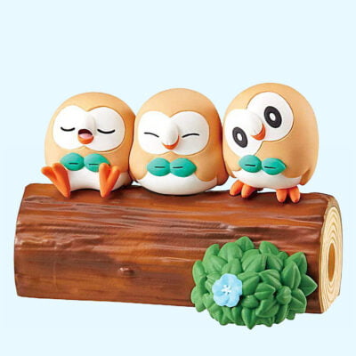 Pokémon - Nakayashi friends - ROWLET - Figurine Figure - Re Ment