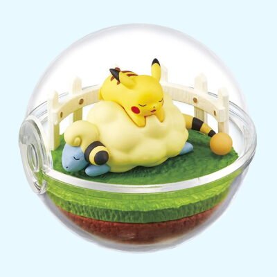Pokémon - Terrarium 4 - PIKACHU & MAREEP - Figurine Figure - Re Ment