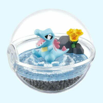 Pokémon - Terrarium 4 - TOTODILE - Figurine Figure - Re Ment