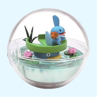Pokémon - Terrarium 8 - MUDKIP & LOTAD - Figurine Figure - Re Ment