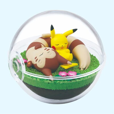 Pokémon - Terrarium 8 - PIKACHU & FURRET - Figurine Figure - Re Ment