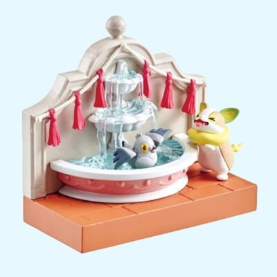 Pokémon - Town 2 Festival Street - YAMPER & PIDOVE - Figurine - Re-Ment