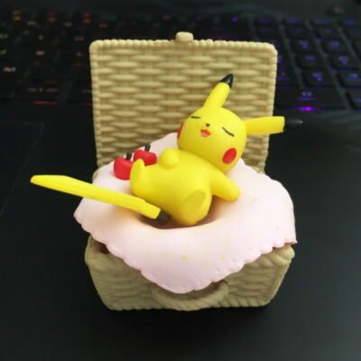 PIKACHU - Utatane Basket Picnic - Figurine Pokémon - 6cm
