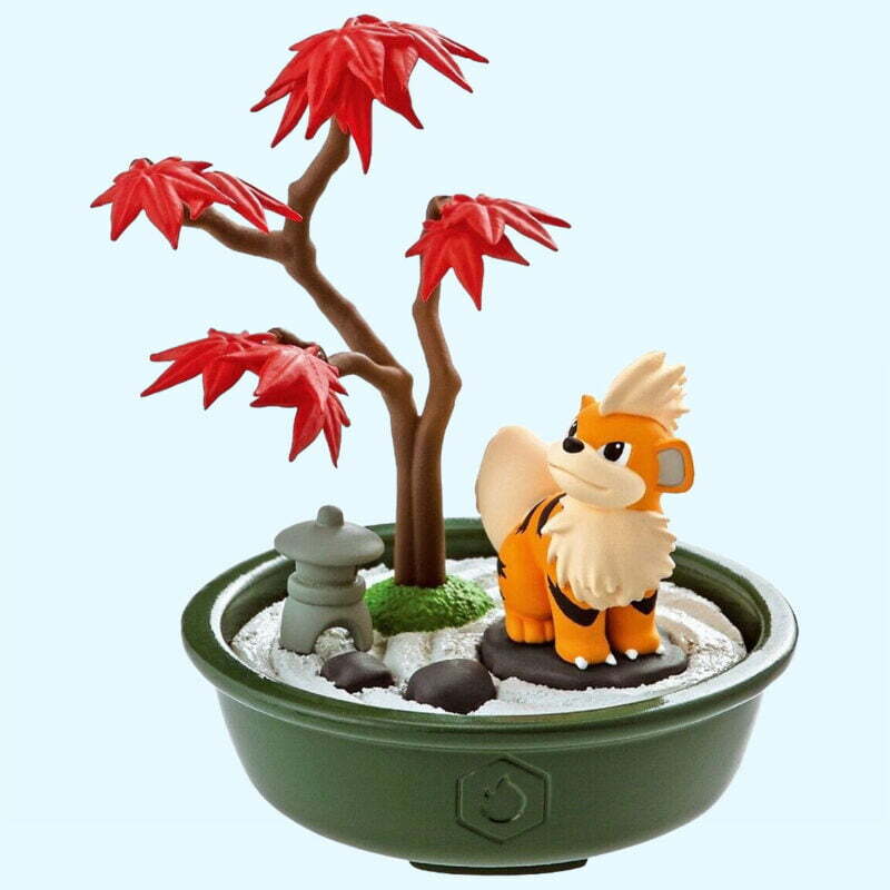 Pokémon - Bonsai 2 - GROWLITHE - Figurine Figure - Re Ment