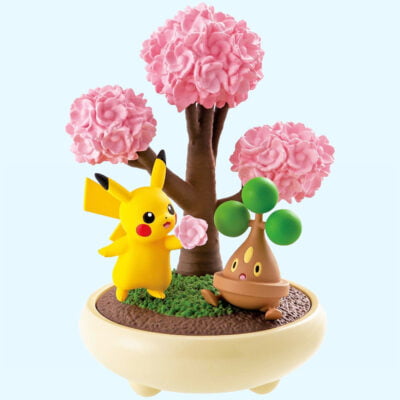 Pokémon - Bonsai 2 - PIKACHU & BONSLY - Figurine Figure - Re Ment
