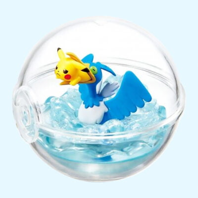 Pokémon - Terrarium EX Galar 2 - PIKACHU & CRAMORANT - Figurine Figure - Re Ment