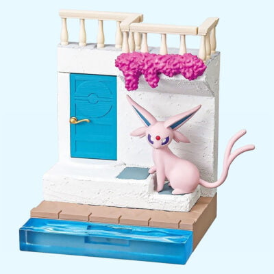 Pokémon - Town 3 Seaside Promenade - ESPEON - Figurine - Re-Ment