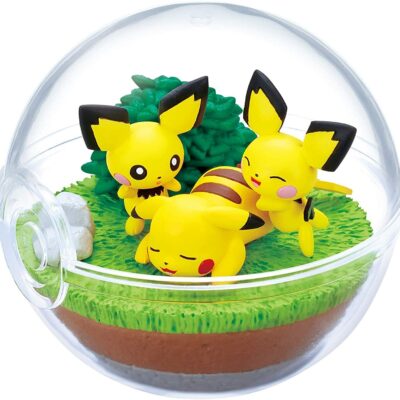 Pokémon - Terrarium 9 - PIKACHU & PICHU - Figurine Figure - Re Ment