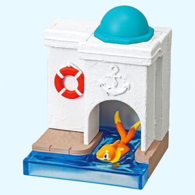 Pokémon - Town 3 Seaside Promenade - BUIZEL - Figurine - Re-Ment