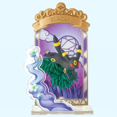 Pokémon - Stained Glass - UMBREON - Figurine - Re Ment