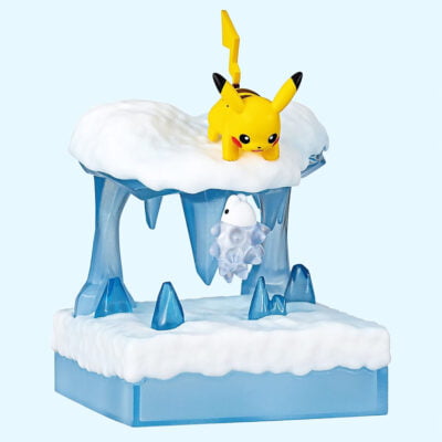 Pokémon - World 3 - PIKACHU & SNOM - Figurine - Re-Ment