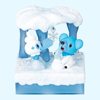 Pokémon - World 3 - VANILLITE & CUBCHOO - Figurine - Re-Ment