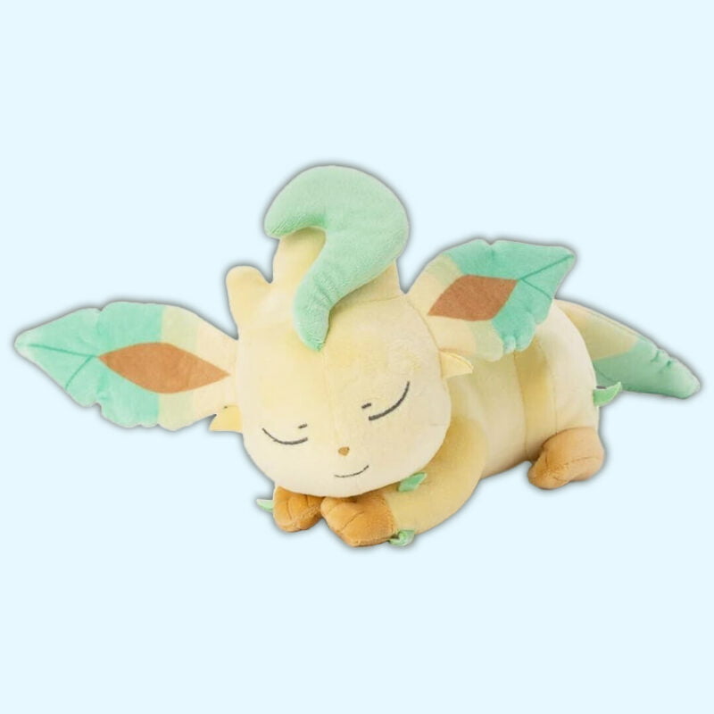 Phyllali Peluche - Leafeon Plush - Pokémon - Sleeping Friend - 18cm