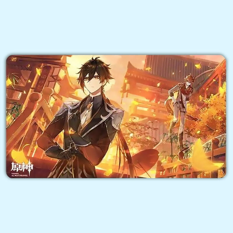 Genshin Impact - Playmat - ZHONGLI & TARTAGLIA - Devil Mission The Approaching Star - Tapis Mouse Pad - 70cm BIG