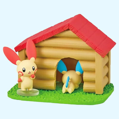 Pokémon - Playground Forest - PLUSLE & MINUN - Figurine - Re Ment