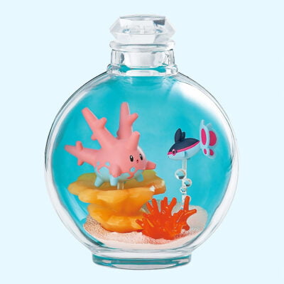 Pokémon - Aqua Bottle - CORSOLA & FINNEON - Figurine Figur - Re Ment