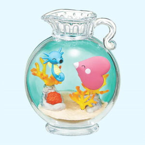 Pokémon - Aqua Bottle Collection 2 - HORSEA & LUVDISC - Figurine Figur - Re Ment