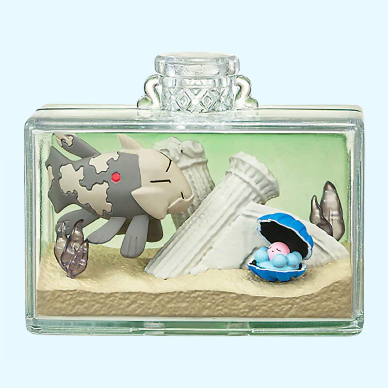 Pokémon - Aqua Bottle Collection 2 - RELICANTH & CLAMPERL - Figurine Figur - Re Ment