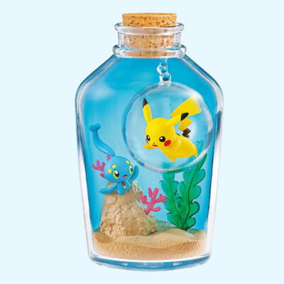 Pokémon - Aqua Bottle - PIKACHU & MANAPHY - Figurine Figur - Re Ment
