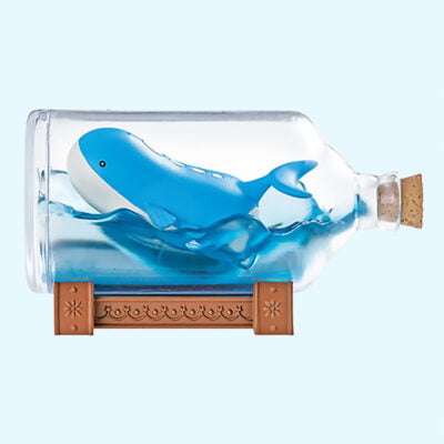 Pokémon - Aqua Bottle - WAILORD - Figurine Figur - Re Ment