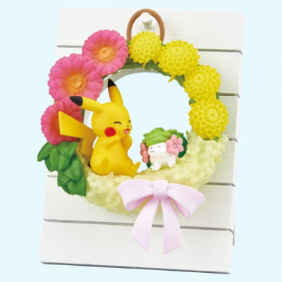Pokémon - Happiness Wreath - PIKACHU - Figurine Figur - Re Ment