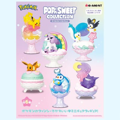 Pokémon - Pop n Sweet - ALL 6 - Figurine Figur - Re Ment