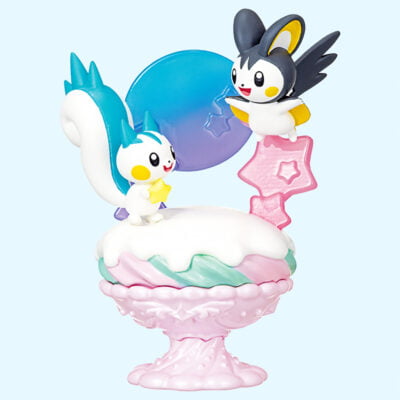Pokémon - Pop n Sweet - PACHIRISU & EMOLGA - Figurine Figur - Re Ment