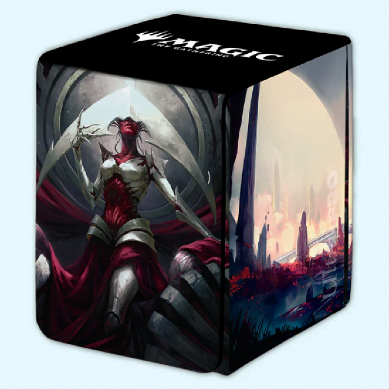 Elesh Norn – Flip Box Alcove cuir – Mtg Deck Box – Phyrexia All Will Be One