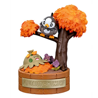 Pokémon - A Little Tale of the Forest - Shroomish & Starly - Figurine Figur - Re Ment